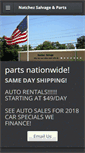 Mobile Screenshot of natchezsalvage.com